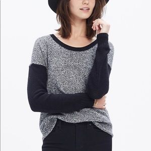 Madewell Chronicle Texture Colorblock Sweater
